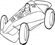 voitures sport dessin à colorier