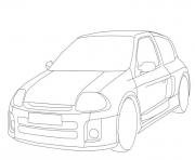 Coloriage voiture marque dessin