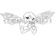 Coloriage winx enchantix dessin