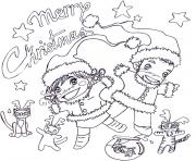 Coloriage decoration noel dessin