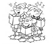 Coloriage creche noel dessin