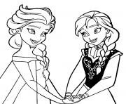 Coloriage Elsa from New Frozen 2 to Color dessin