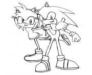 Coloriage super sonic 129 dessin