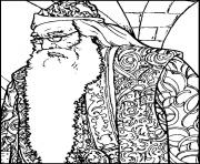Albus Dumbledore dessin à colorier