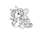 petit poney princesse dessin à colorier