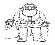 Coloriage pere noel 39 dessin