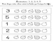 Coloriage jeux maths suite 1 dessin