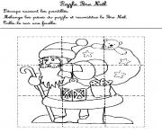 Coloriage labyrinthe noel 8 dessin