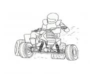 Coloriage motocross 3 dessin