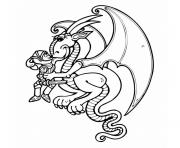 dragon shrek dessin à colorier