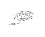dragon dreamworks dessin à colorier
