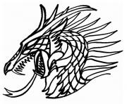 Coloriage dragon 7 dessin