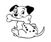 Coloriage dessin chien bulldog dessin