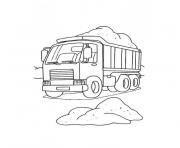 Coloriage articulated camion dessin