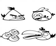 les angry birds dessin à colorier