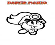 Coloriage mario paper millenaire 9