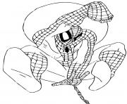 spiderman 141 dessin à colorier