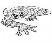 spiderman 195 dessin à colorier