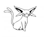 Coloriage pokemon 052 Meowth Togepi dessin