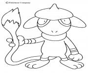 Coloriage Grookey Pokemon dessin