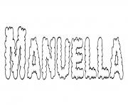 Coloriage Manuella