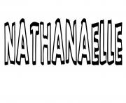 Coloriage Nathanaelle