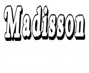 Coloriage Madisson
