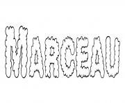Coloriage Marceau