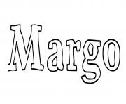 Margo dessin à colorier