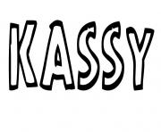 Coloriage Kassy