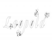 Leopold dessin à colorier