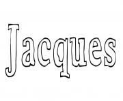Coloriage Jacques