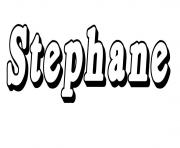 Coloriage Stephane