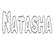 Coloriage Natasha