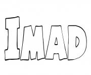 Imad dessin à colorier