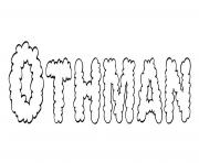 Othman dessin à colorier