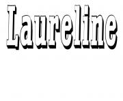 Laureline dessin à colorier
