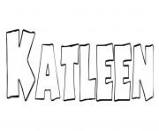 Katleen dessin à colorier