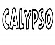 Coloriage Calypso