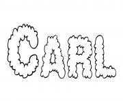 Coloriage Carl