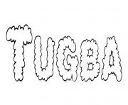 Tugba dessin à colorier