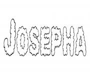 Josepha dessin à colorier