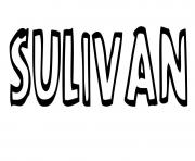 Coloriage Sulivan