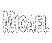 Micael dessin à colorier
