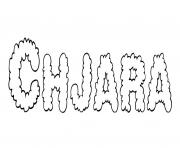 Coloriage Chjara