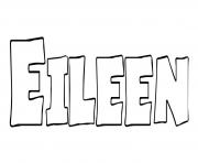 Eileen dessin à colorier