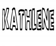 Coloriage Kathlene