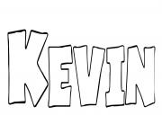 Kevin dessin à colorier