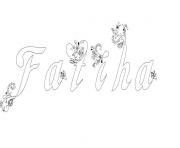 Fatiha dessin à colorier