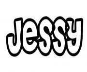 Jessy dessin à colorier